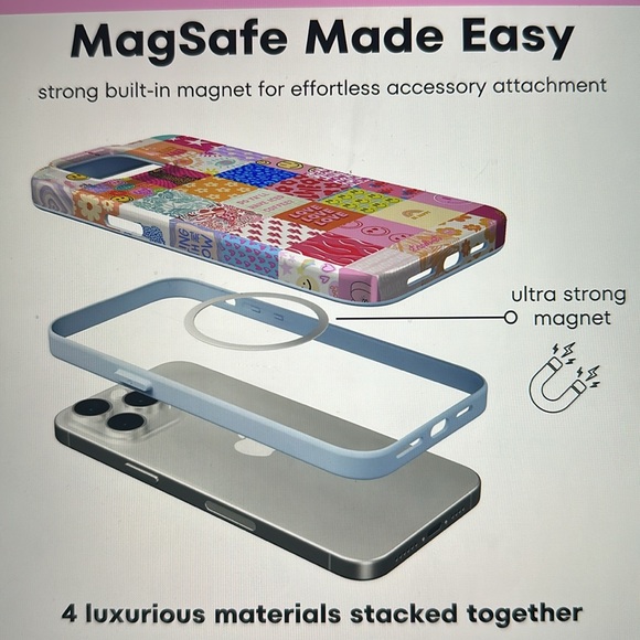 Stardust Preppy Collage MagSafe iPhone 14 Pro Case - Picture 5 of 5